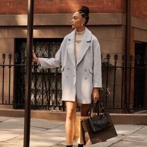Abercrombie & Fitch Wool-Blend Coat Size Small